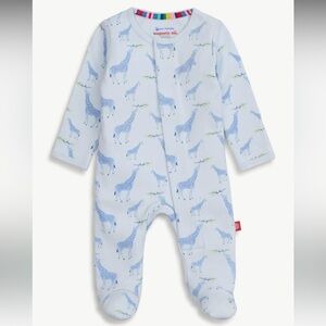 Magnetic Me Blue Giraffe Onesie